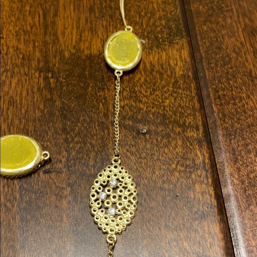 Long druzy detail necklace - Picture 7 of 7